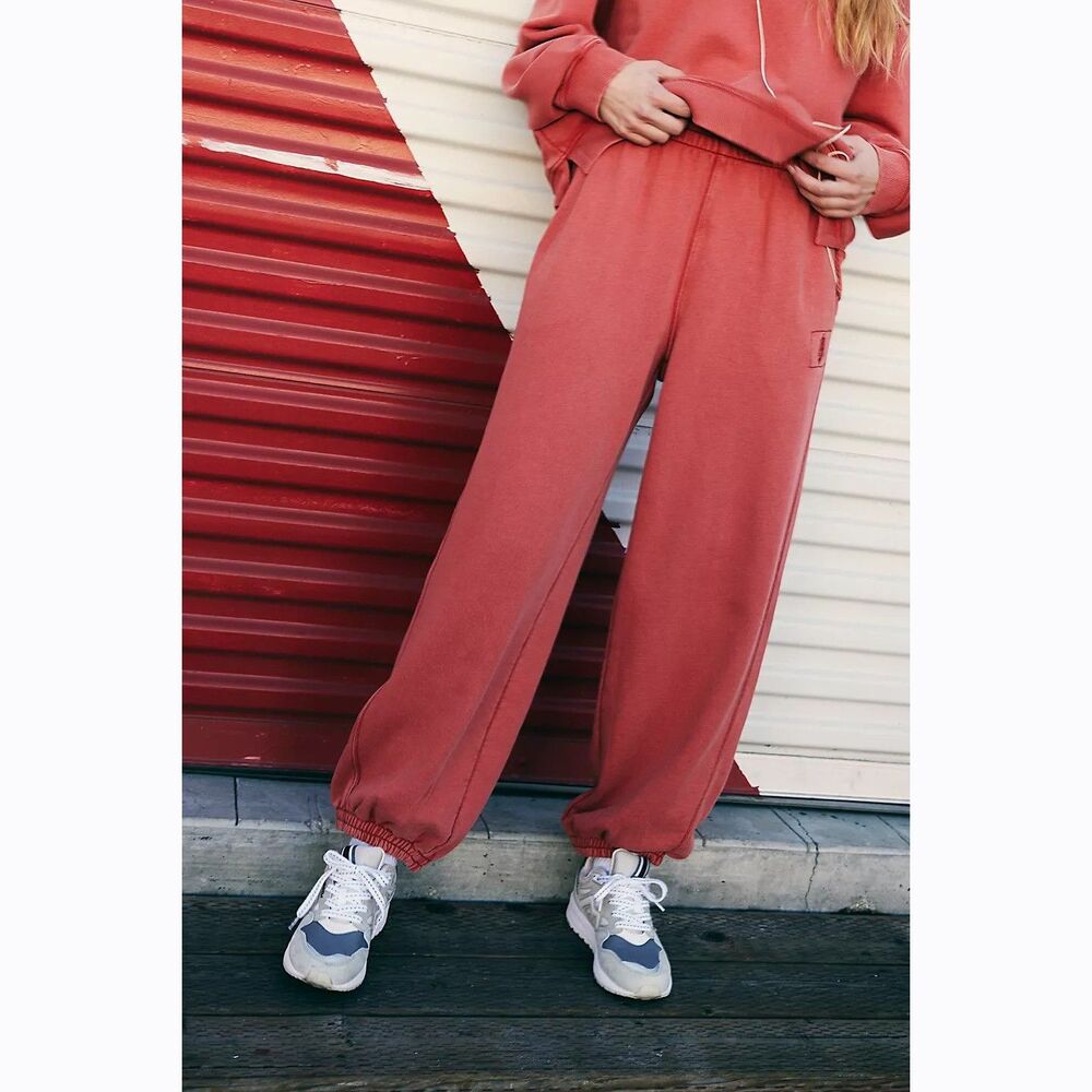 Free People FP Movement All Star Sweatpants jogger Smocked Slouchy M 290259